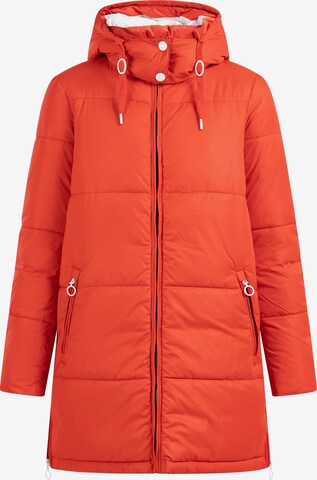 DreiMaster Maritim Winter Coat in Red: front