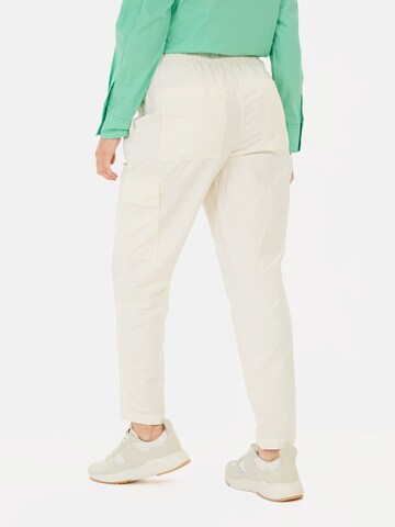 CAMEL ACTIVE Loosefit Loose Fit Hose aus Leinenmix in Beige