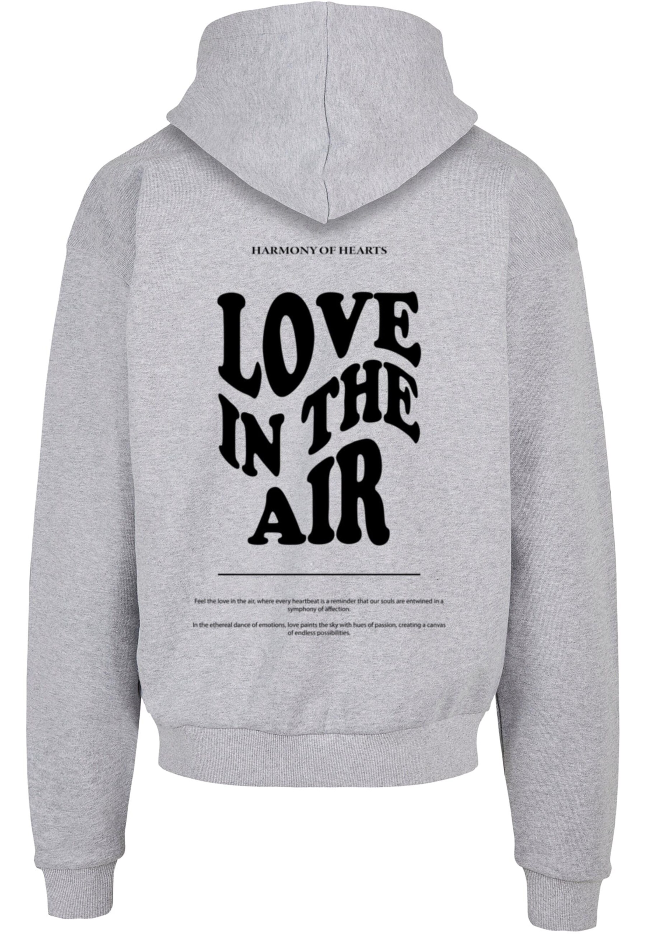 Merchcode Μπλούζα φούτερ 'Love In The Air' σε γκρι