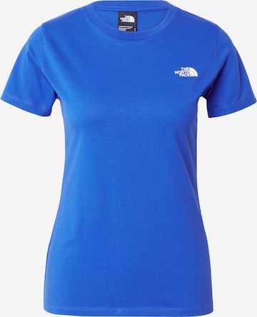 THE NORTH FACE - Camisa funcionais 'SIMPLE DOME' em azul: frente