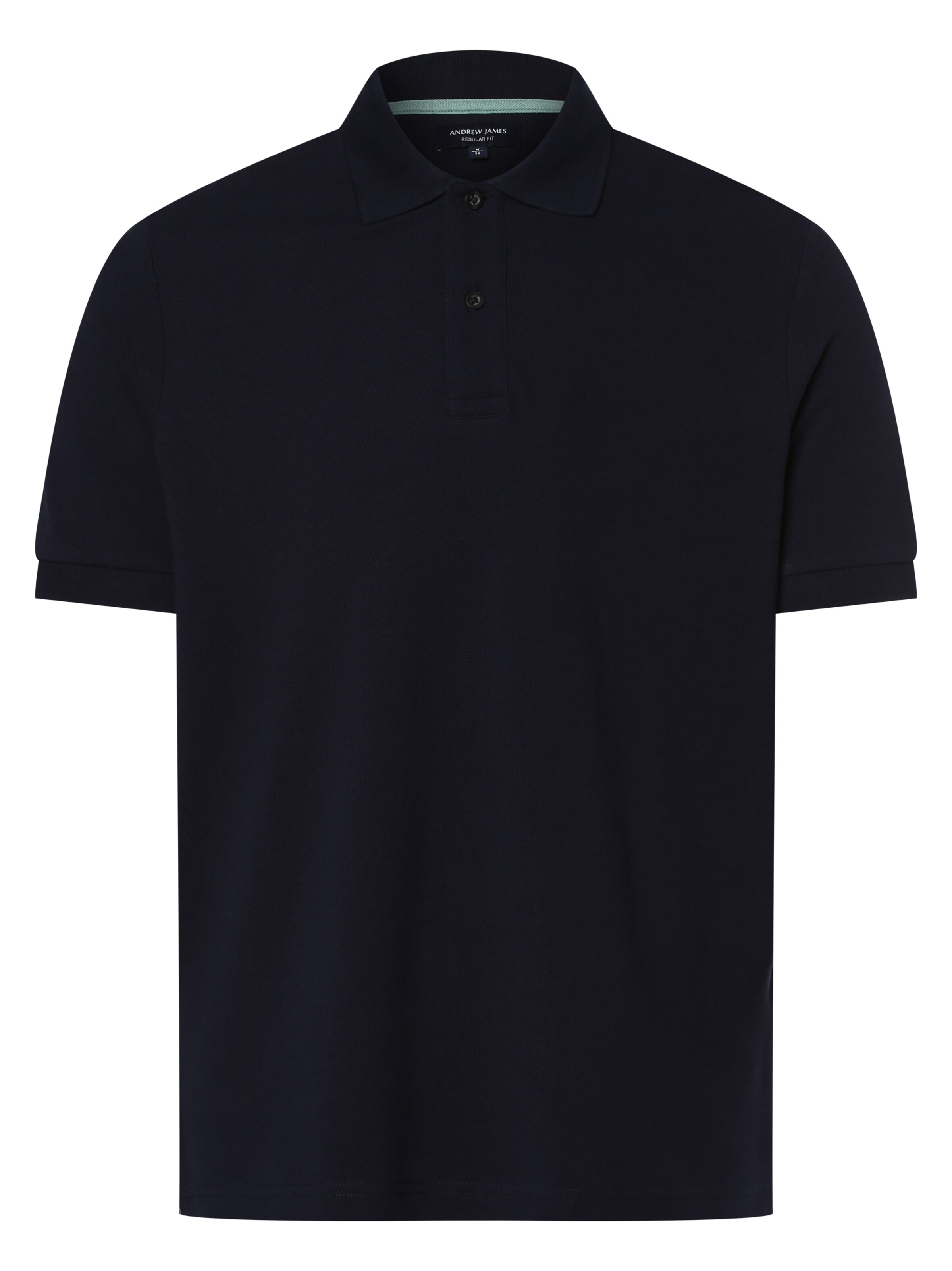Andrew James Poloshirt in Blau: Vorderseite