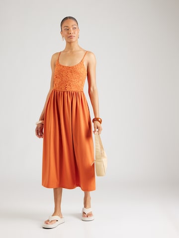 Rochie de vară 'Florentina' de la ABOUT YOU pe portocaliu: față