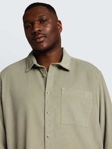 TOM TAILOR Men + Regular Fit Hemd in Grün
