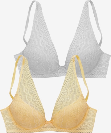 PETITE FLEUR Bra in Yellow: front