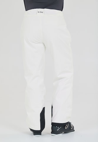 SLOPE Regular Outdoor trousers in White