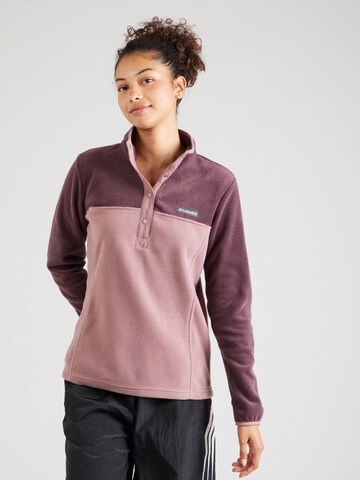 COLUMBIA Sweter sportowy 'Benton Springs' w kolorze fioletowy: przód