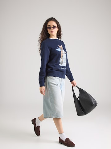 EINSTEIN & NEWTON Суичър 'Turbo Wuff Madison' в синьо