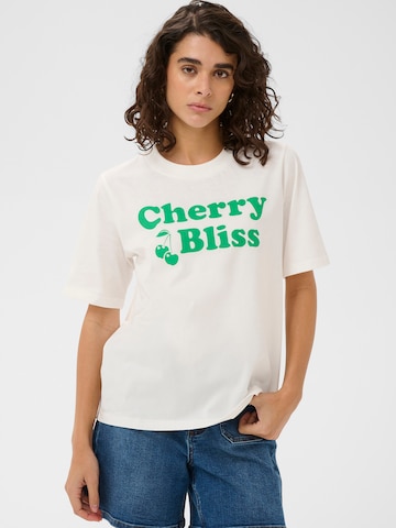 Kaffe Póló 'KACherie' - fehér: elől