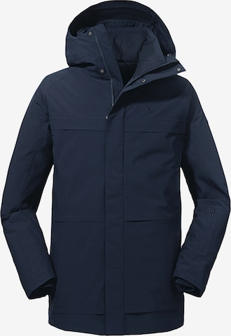 Parka di mezza stagione 'Shoredrive' di Schöffel in blu: frontale