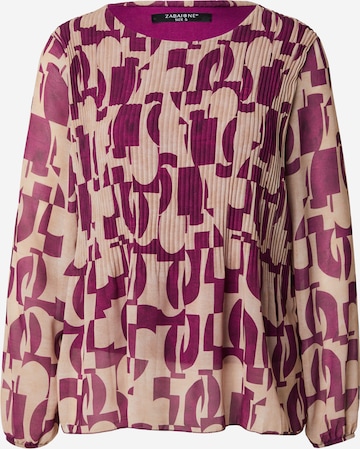 ZABAIONE Bluzka 'Pia' w kolorze fioletowy: przód