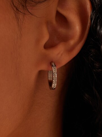 Lucardi Oorbellen in Zilver: voorkant