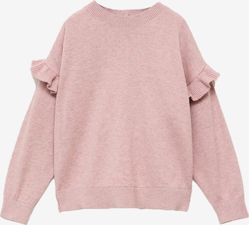 MANGO KIDS Neulepaita 'HAZEL' värissä vaaleanpunainen: etupuoli