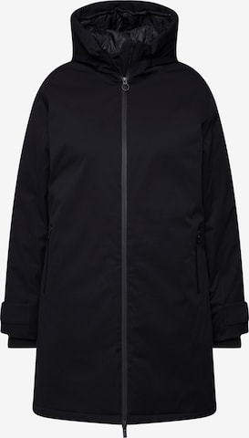 Manteau fonctionnel Ulla Popken en noir : devant