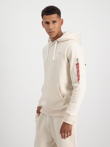 ALPHA INDUSTRIES Sweatshirt i beige