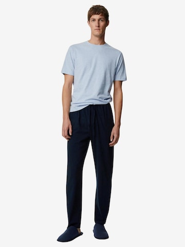 Marks & Spencer Pyjama lang in Blauw: voorkant