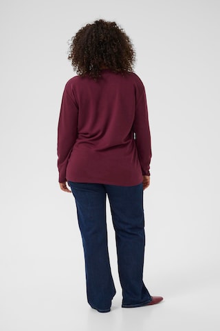 Sweat-shirt 'Eliza' KAFFE CURVE en rouge