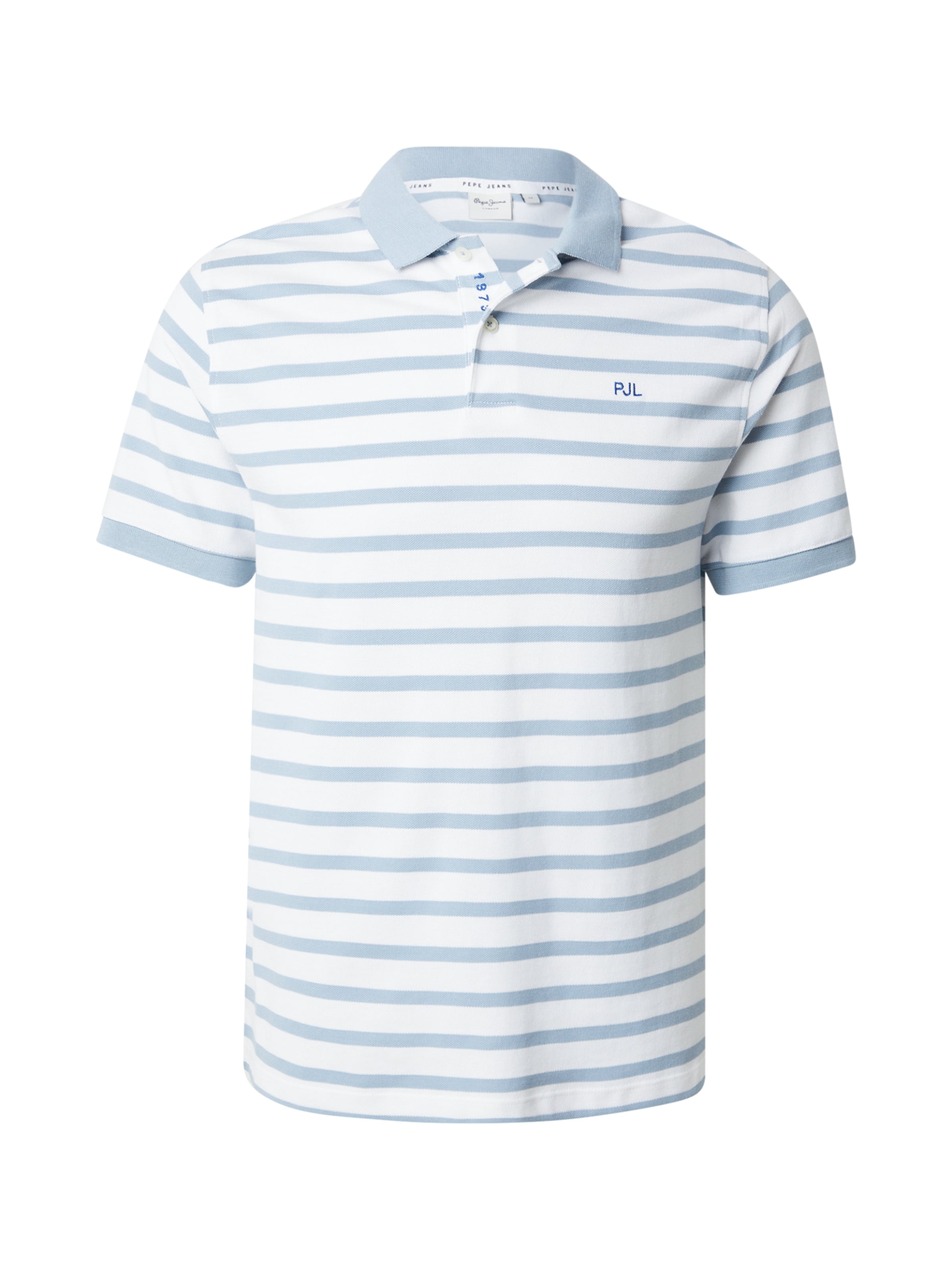 zils Pepe Jeans T-Krekls 'River': no priekšpuses