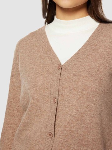KnowledgeCotton Apparel Strickjacke in Beige