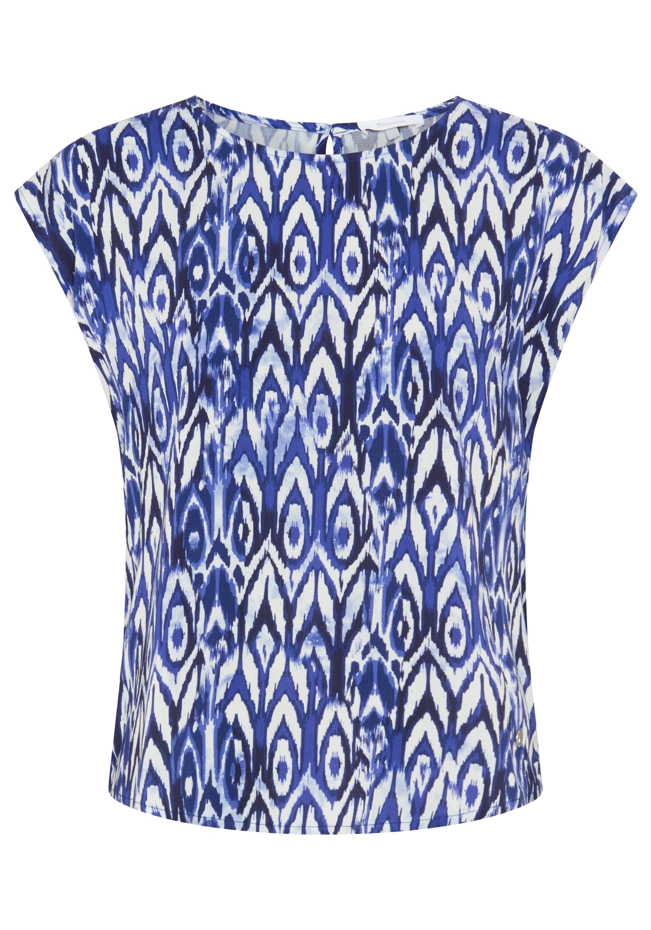 Tamaris Blouse in Blue: front