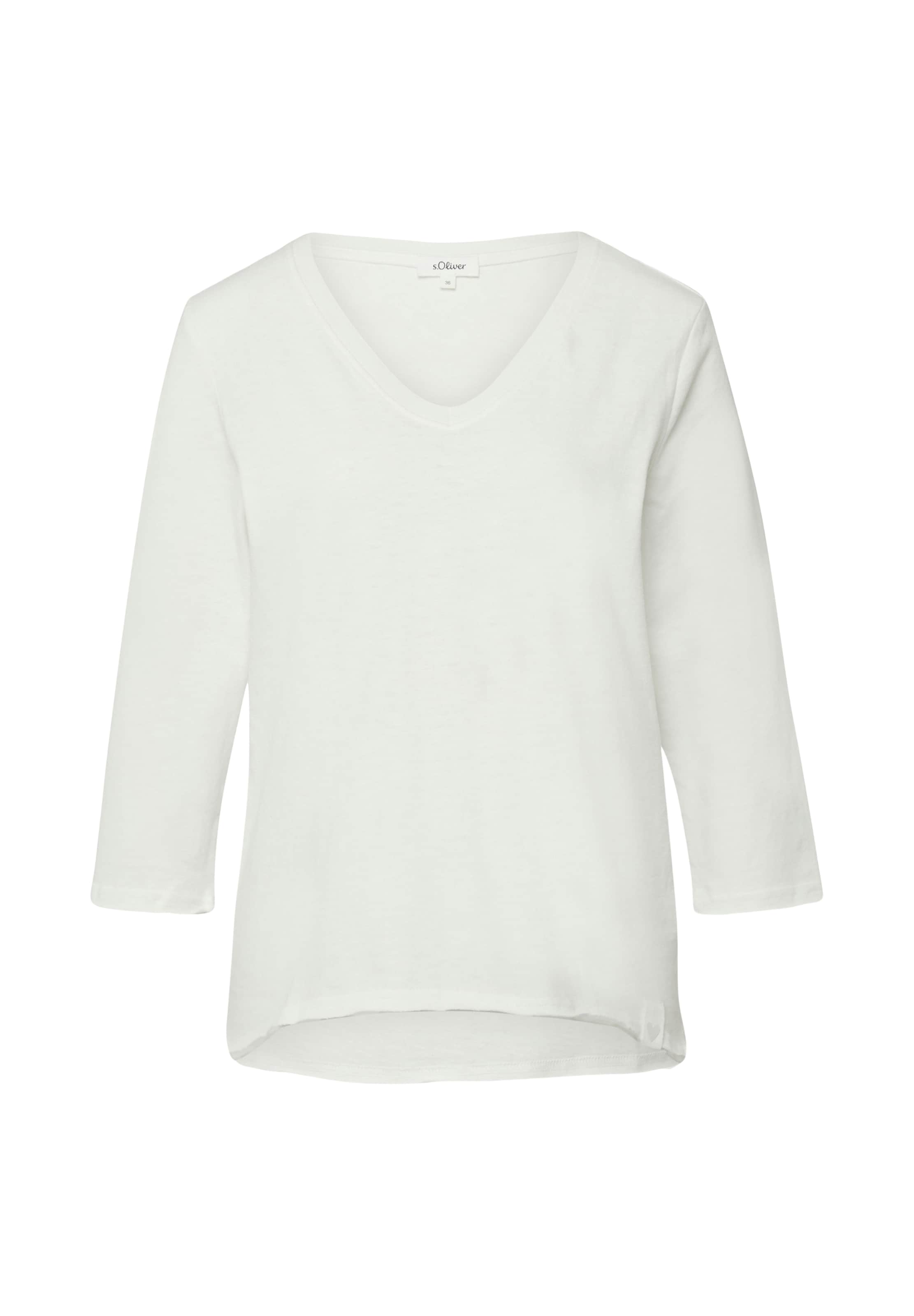 s.Oliver Shirt in Weiß: Vorderseite