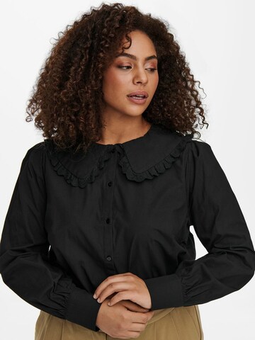 ONLY Carmakoma Bluse in Schwarz