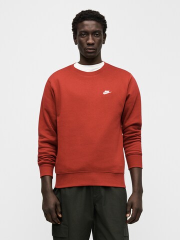 Nike Sportswear Суичър 'CLUB' в червено