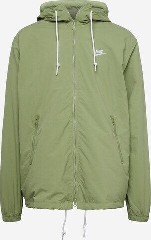 Veste mi-saison Nike Sportswear en vert : devant