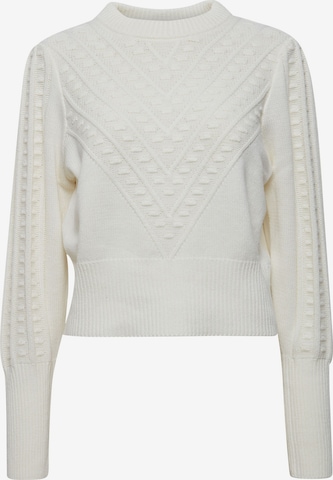 PULZ Jeans Sweater 'Pzamy' in White: front