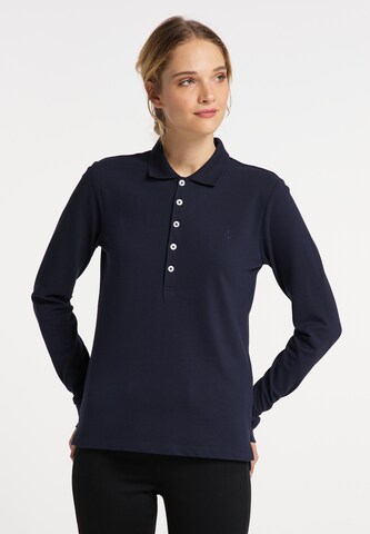 DreiMaster Maritim Shirt in Blauw: voorkant