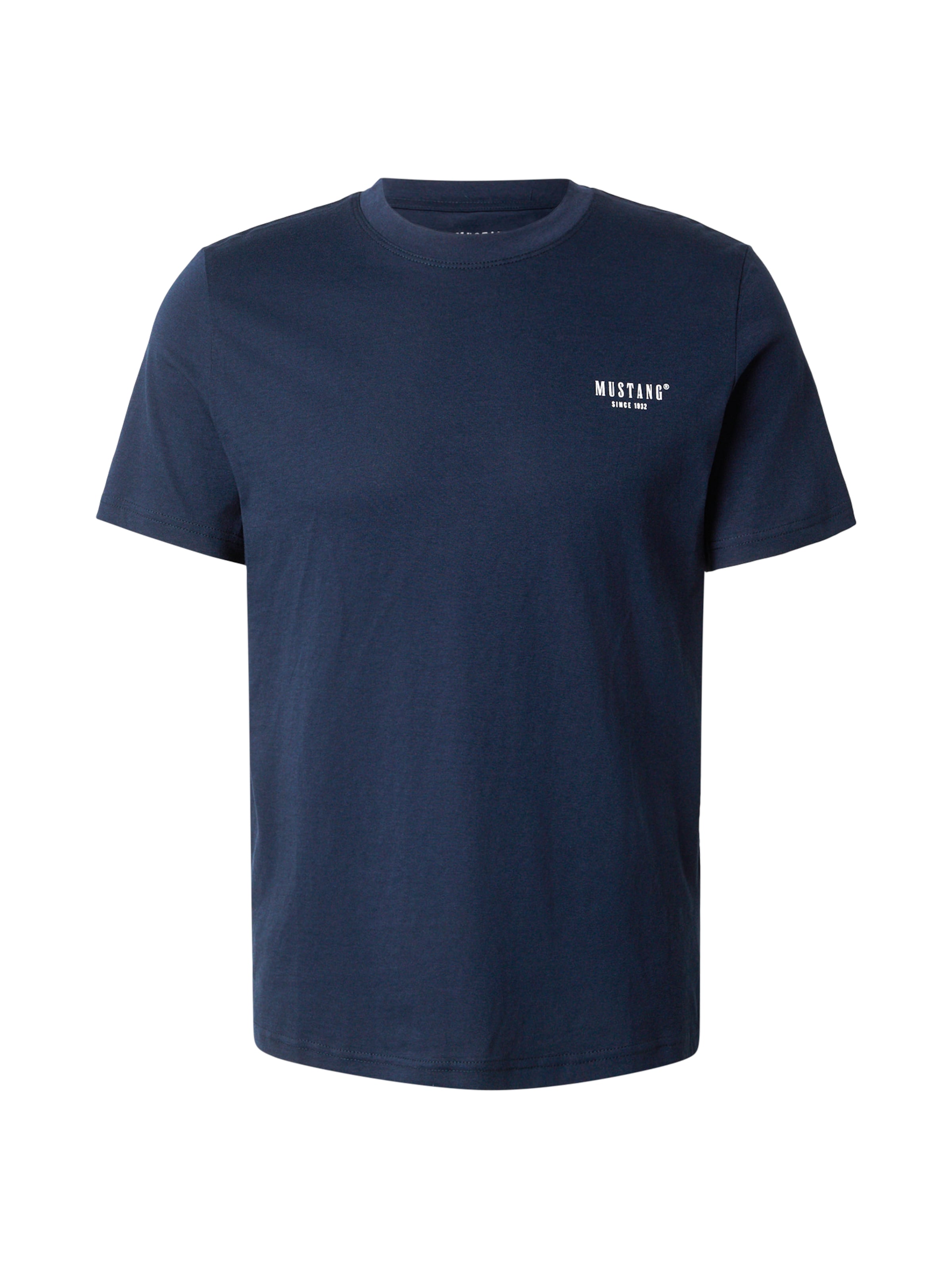 MUSTANG T-shirt 'Austin' i blå: framsida