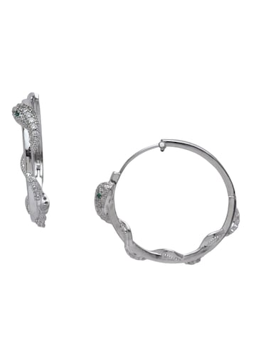 Boucles d'oreilles AVANT-GARDE PARIS en argent : devant