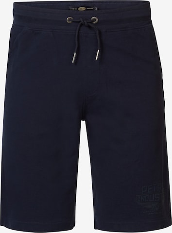 Petrol Industries Regular Trousers in Blue: front