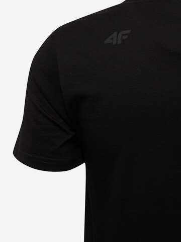 4F Sportshirt in Schwarz