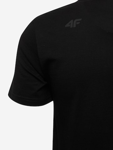 4F قميص عملي بلون أسود