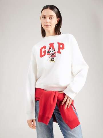GAP Sweatshirt in Weiß: Vorderseite