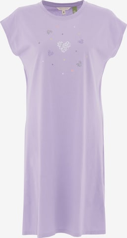 Organication Unterhemd in Lila: Vorderseite