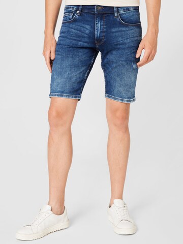 s.Oliver Slimfit Shorts in Blau: predná strana