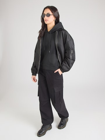 Bluză de molton de la G-STAR pe negru