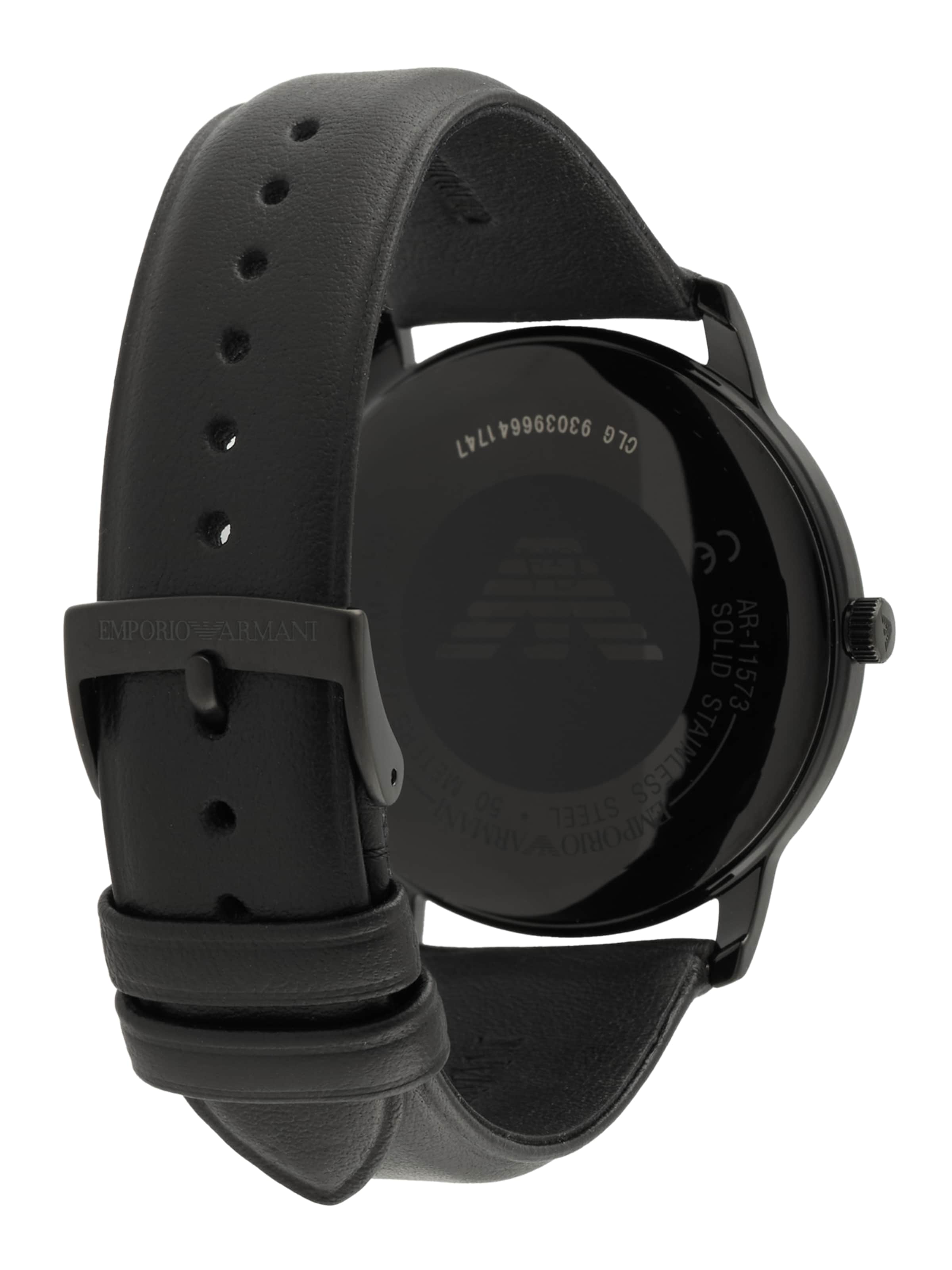 Ceas analogic de la Emporio Armani pe negru