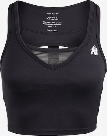 T-Shirt fonctionnel Gorilla Wear en noir : devant