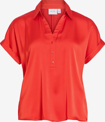 Chemisier 'VIEnna Ravenna' VILA en rouge : devant