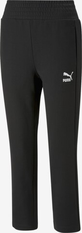 Regular Pantalon de sport PUMA en noir : devant