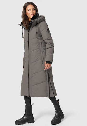 MARIKOO Winter Coat 'Nadaree XVI' in Grey