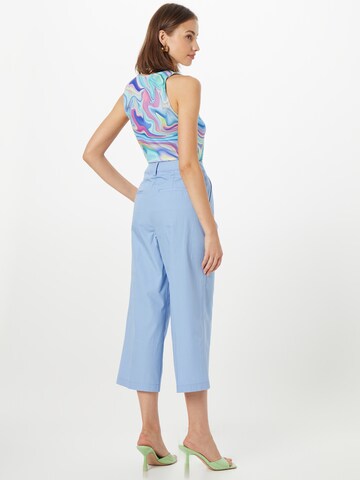 UNITED COLORS OF BENETTON Wide leg Trousers with creases in Blue