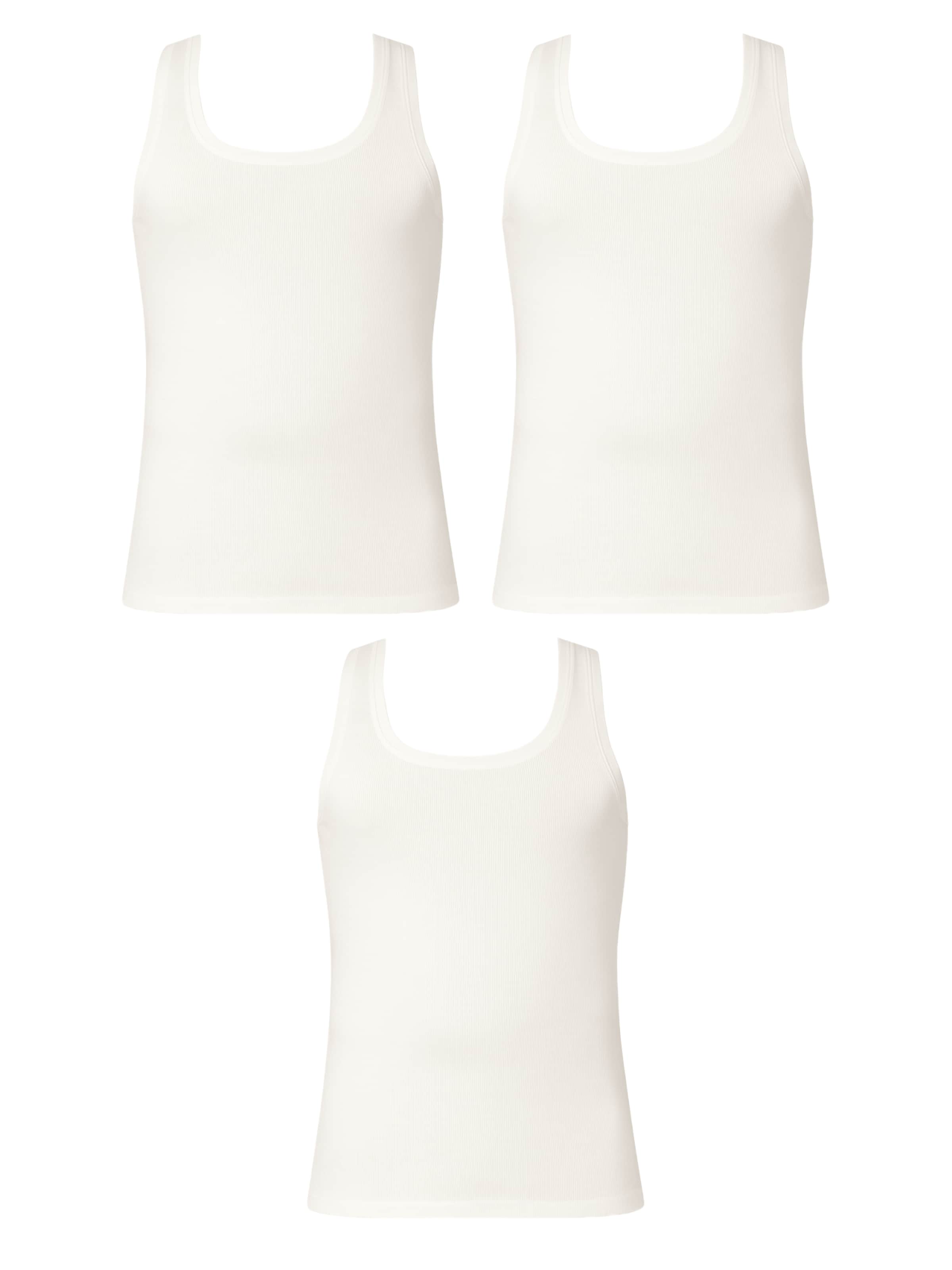 Erdem Onderhemd in Wit: voorkant