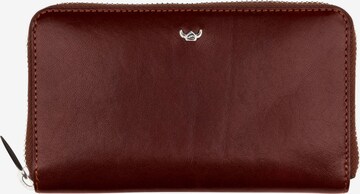 Porte-monnaies 'Colorado' GOLDEN HEAD en marron : devant