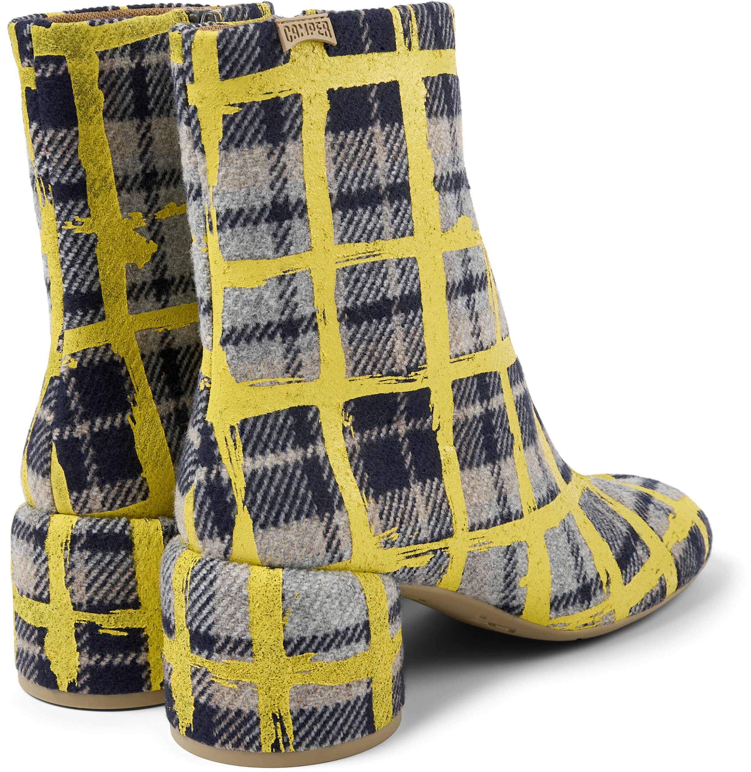 CAMPER Enkellaarsjes 'Niki' in Grijs