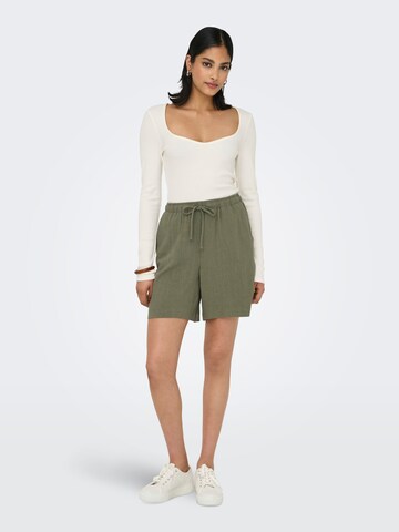 ONLY Loose fit Pants 'ONLSiesta' in Green