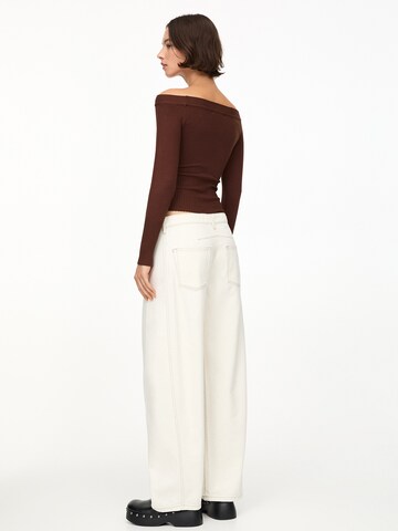 Pull&Bear Trui in Bruin