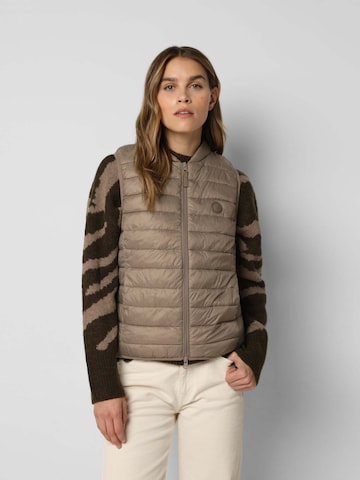 Scalpers Vest in Beige: front